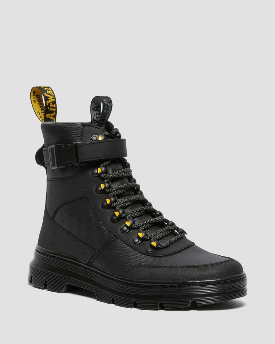 Dr. Martens Combs Tech Coated Canvas Kadın Casual Bot - Bot Siyah |TCJRN8372|